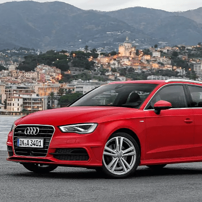 Audi red car image
