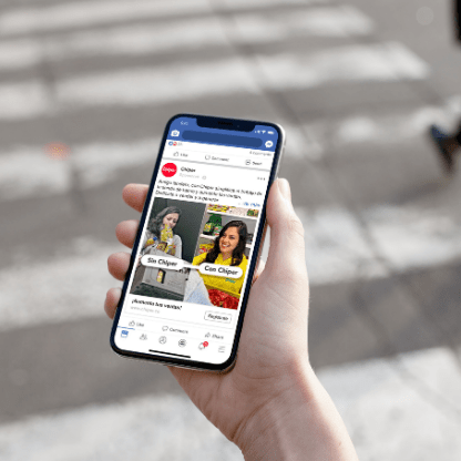 Imagen de publicidad de Chiper en Facebook