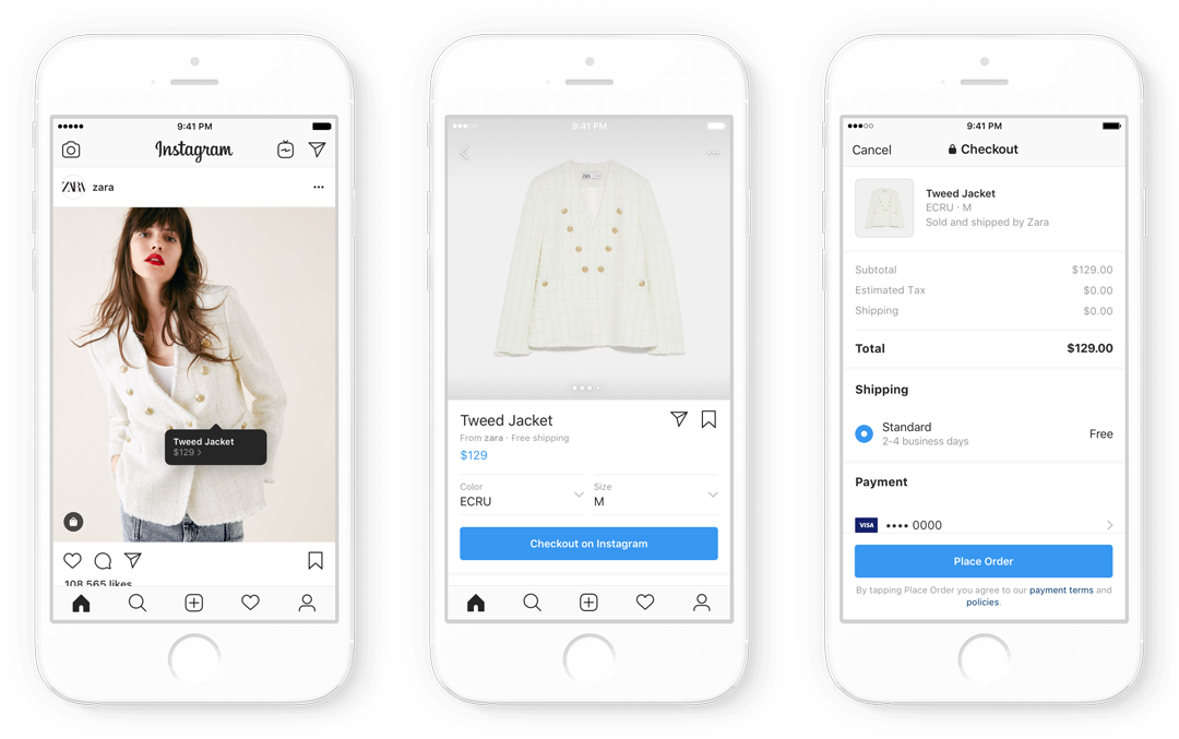 Instagram Shopping Checkout The Social Network Becomes Marketplace