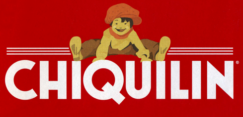 Logotipo de Chiquilín, un niño con gorra sobre la palabra Chiquilín