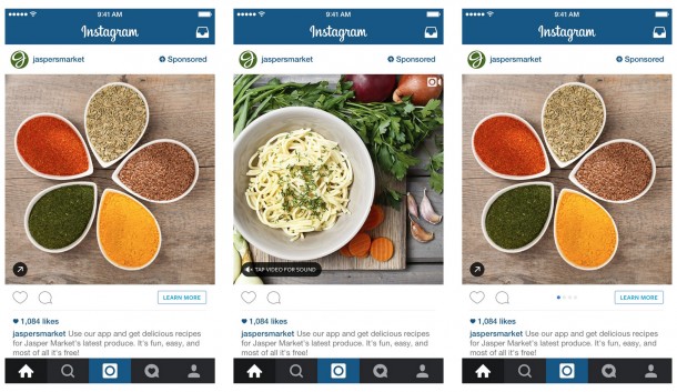 jaspers market instagram advertising
