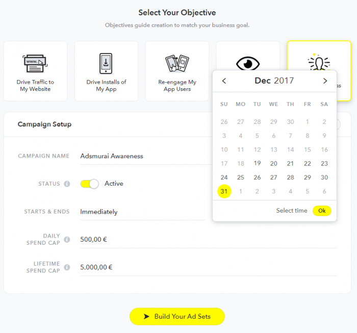 Snapchat Business Manager - Adsmurai