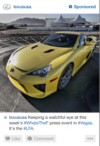 instagram advertising automotive