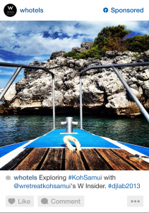 instagram advertising travel