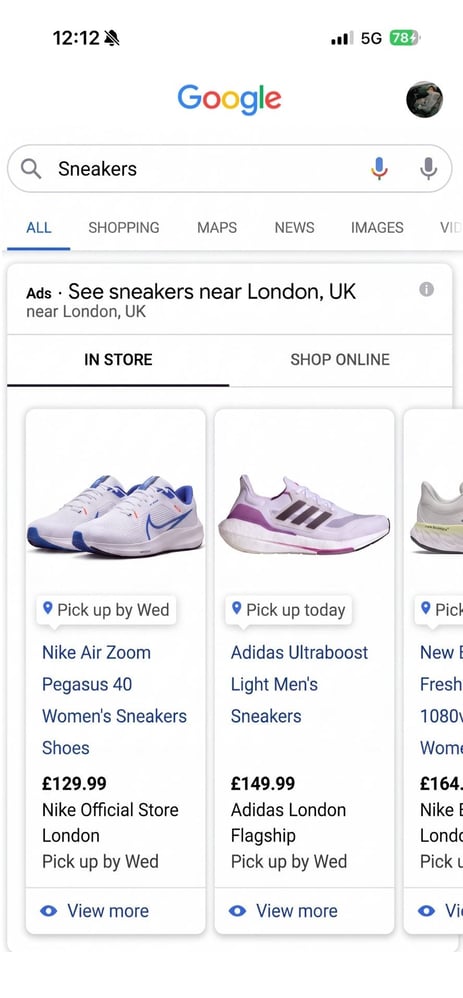 Google Pickup Later
