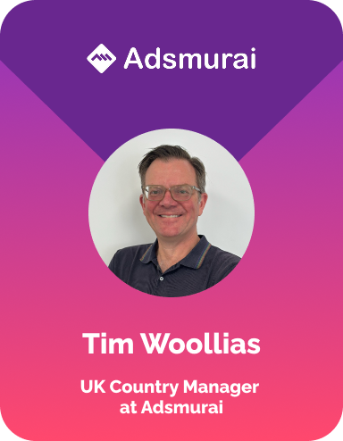 Tim Woollias uk country manager at adsmurai