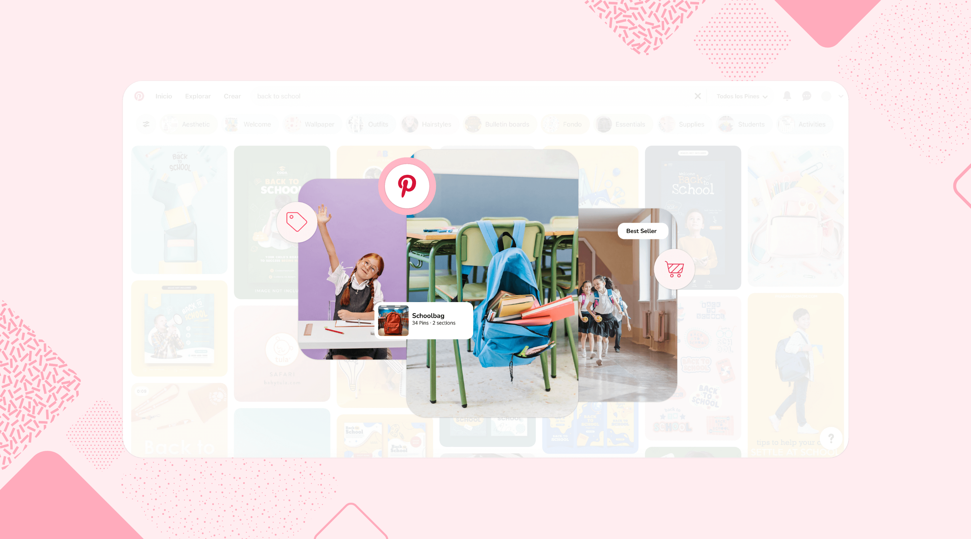 Estrategias back to school en Pinterest