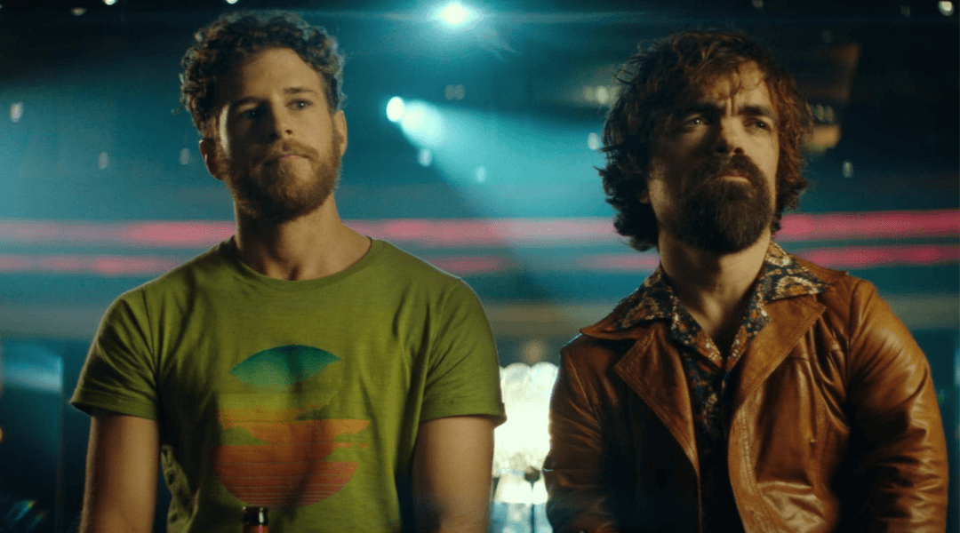 Álvaro Cervantes and Peter Dinklage for Estrella Damm spot 