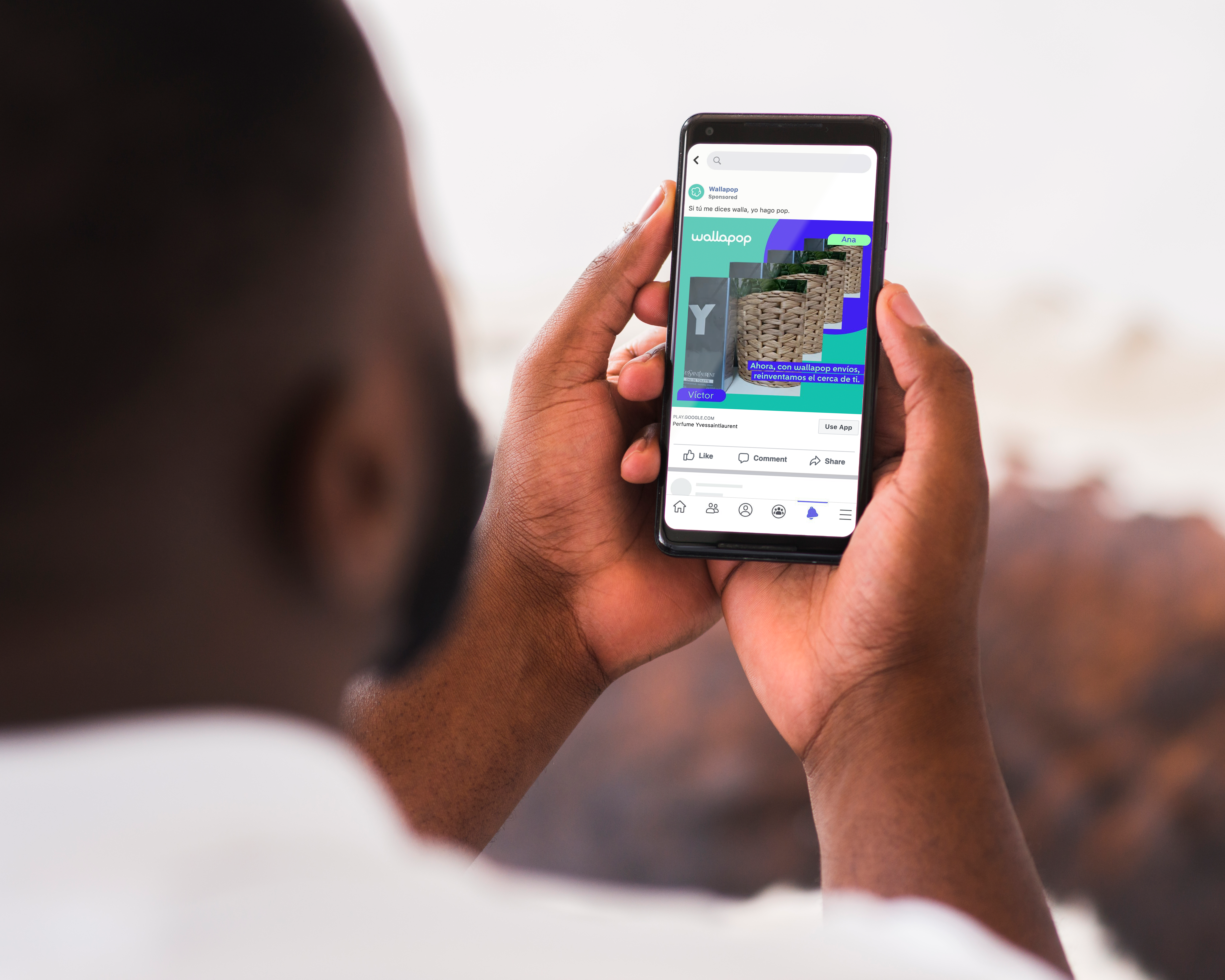Wallapop app install campaign