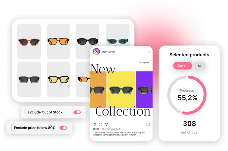 Campañas enfocadas en productos con mejor rendimiento, optimizadas para conversión y seleccionadas automáticamente desde el catálogo