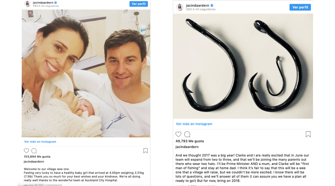 jacinda ardern instagram posts