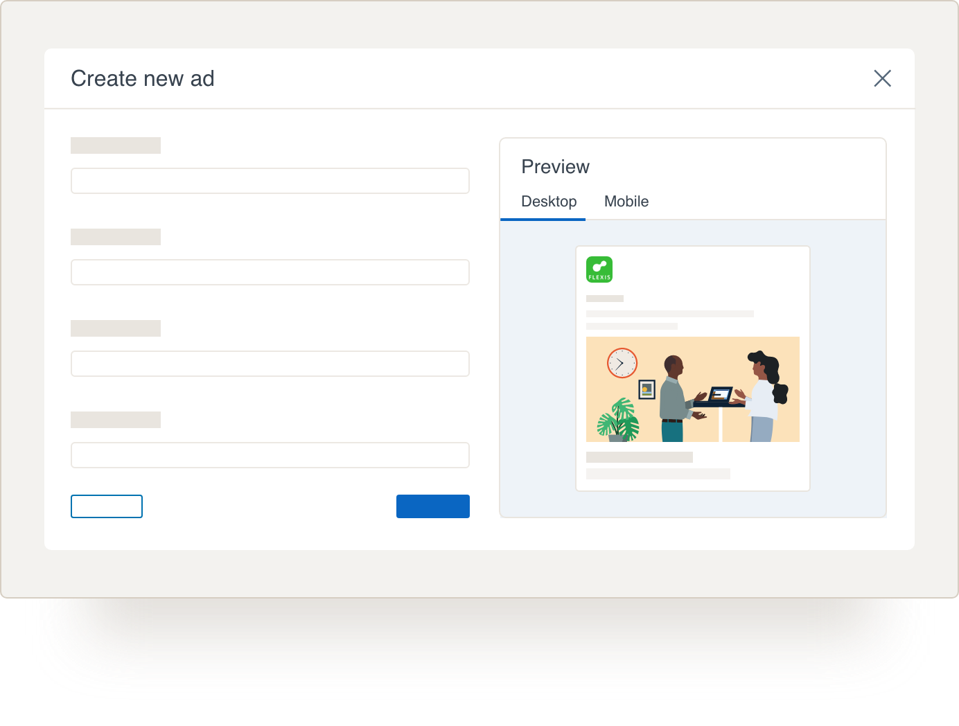 create new ad linkedin