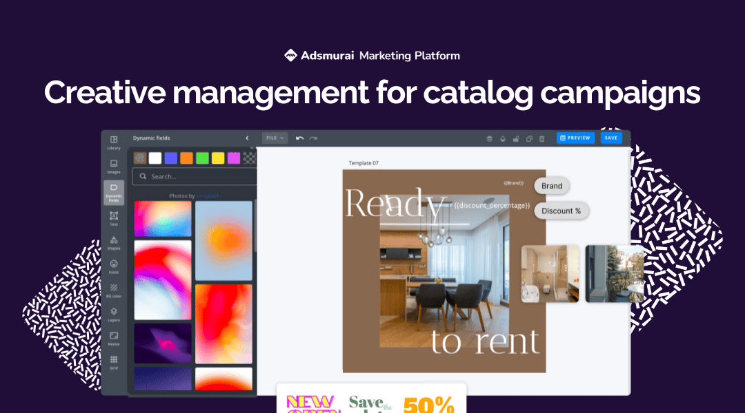 creative management of catalog campaigns