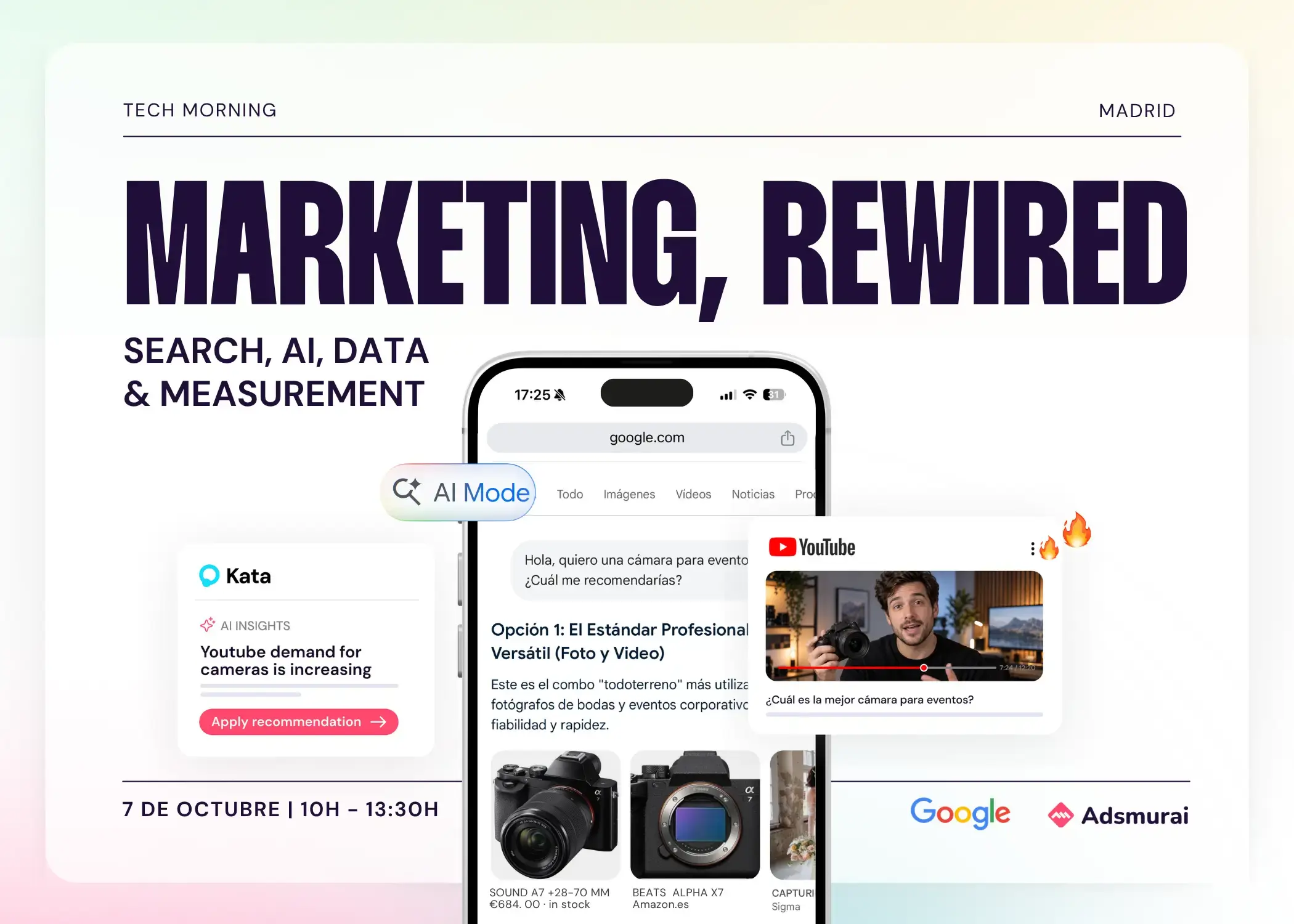 Marketing, Rewired. | Google x Adsmurai in Madrid