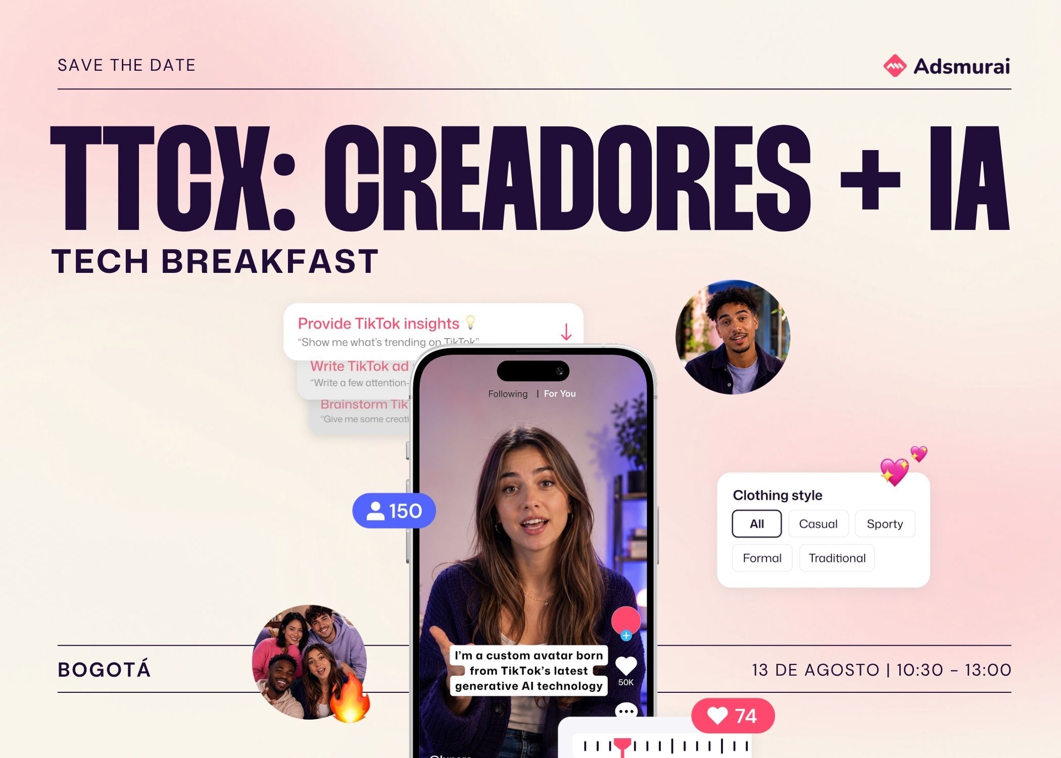 TTCX Tech Breakfast: Creators and AI in Bogotá
