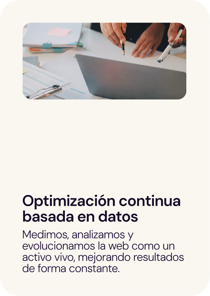 Optimización continua basada en datos